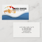 Auto Driving Logo | Car  名刺 (正面/裏面)