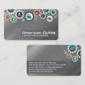 Auto Fix Icons | Mechanic Business Card 名刺 (正面/裏面)