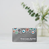 Auto Fix Icons | Mechanic Business Card 名刺 (スタンド正面)