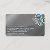 Auto Fix Icons | Mechanic Business Card 名刺 (裏面)