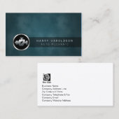 Auto Mechanic Car Engine Icon Business Card 名刺 (正面/裏面)