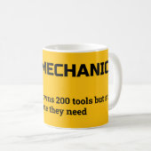Auto Mechanic Definition – Funny Coffee Mug コーヒーマグカップ (正面右)