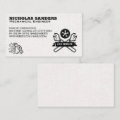 Auto Mechanic Engineers | Car Fix Repair 名刺 (正面/裏面)