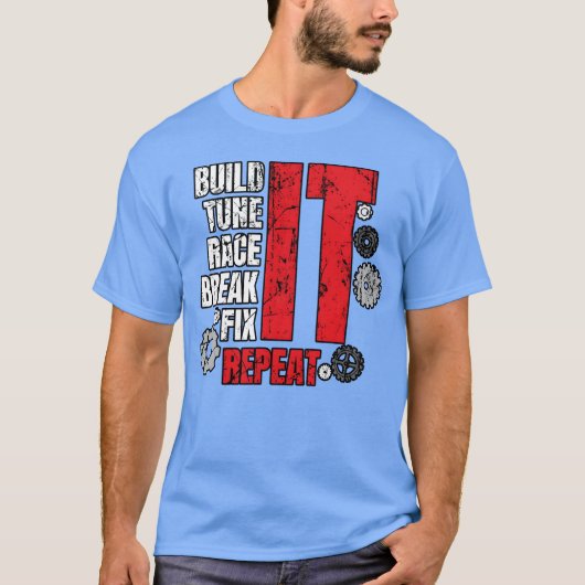 Auto Mechanics Gifts Car Mechanic Build Itune It g Tシャツ (正面)