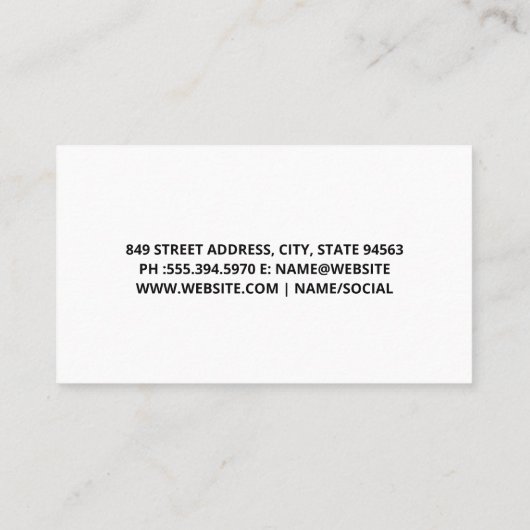 Auto Performance Racing Metallic Logo  名刺 (裏面)