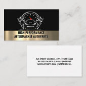 Auto Performance Racing Metallic Logo  名刺 (正面/裏面)