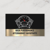 Auto Performance Racing Metallic Logo  名刺 (正面)