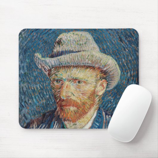 Auto portrait Van Gogh マウスパッド (マウス)