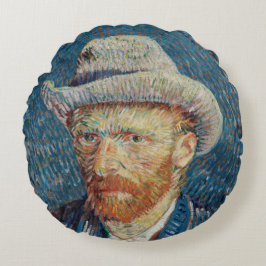 Auto portrait Van Gogh ラウンドクッション