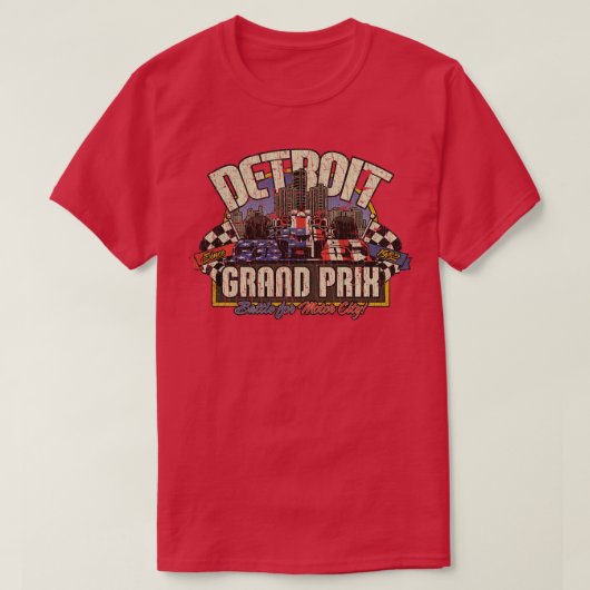 Auto Racing Detroit Grand Prix 1982  Tシャツ (デザイン正面)