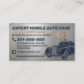 Auto Repair & Car AC Specialist Metal Aluminum  Bu 名刺 (正面)