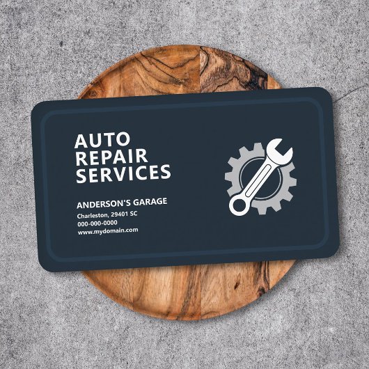 Auto Repair Services 名刺