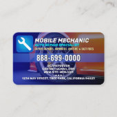 Auto Repair Services (Car Repair) Mobile Mechanic 名刺 (正面)