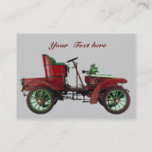 AUTO RESTORATION、車車の修理ガレージ 名刺 (裏面)