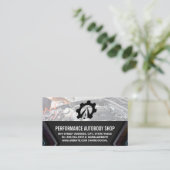 Auto Road Serviceロゴ | 整備士庫 名刺 (スタンド正面)