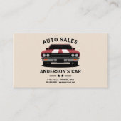 Auto Sales 名刺 (正面)