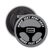 Auto steering wheel opener gift for car lover 栓抜き (正面)