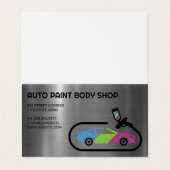 Auto Support | Car Paint Jobs 名刺 (外部フラット)