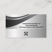 Auto Tech Repair Services | Gray 名刺 (裏面)