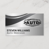 Auto Tech Repair Services | Gray 名刺 (正面)