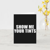 Auto Tinter Window Show Me Your Tints Funny  カード (黄色い花)