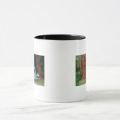 Auto TreeBig Basin州パークの表示 マグカップ (中央)