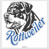 Autoaufkleber Aufkleber Rottweiler Rüde Kopf シール (シート)