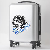 Autoaufkleber Aufkleber Rottweiler Rüde Kopf シール (スーツケース)