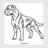 Autoaufkleber Boxer stehend シール (シート)