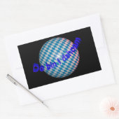 Autoaufkleber "Do bin I dahoam" 長方形シール (封筒)