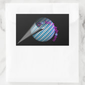 Autoaufkleber "Do bin I dahoam" 長方形シール (バッグ)