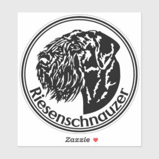 Autoaufkleber Riesenschnauzer シール