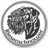 Autoaufkleber Riesenschnauzer シール (正面)