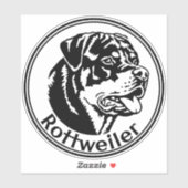 Autoaufkleber Rottweiler rund シール (シート)