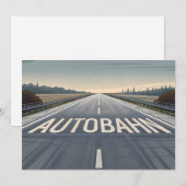 Autobahn Infinite Road Perspective Art シーズンカード (正面/裏面)