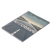 Autobahn Infinite Road Perspective Art ノートブック (左側)