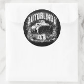 Autoblinda 41クラシックラウンドステッカー ラウンドシール (バッグ)