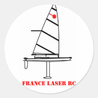 Autocolant rond FRANCE LASER RC ラウンドシール