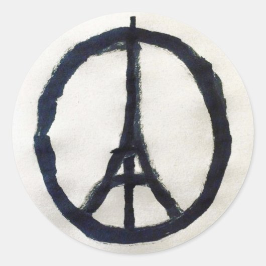 Autocolante de apoio a França ラウンドシール (正面)