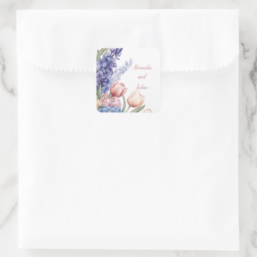 Autocollant スクエアシール (バッグ)