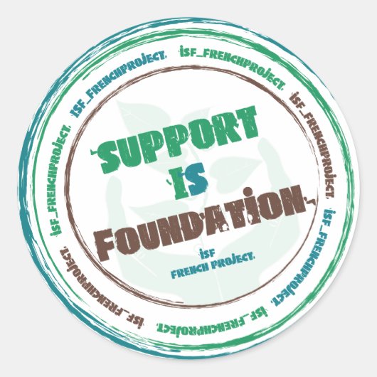 Autocollant ラウンドシール (正面)