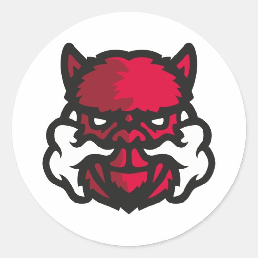 Autocollant ラウンドシール (正面)