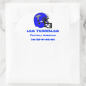 Autocollant 楕円形シール (バッグ)