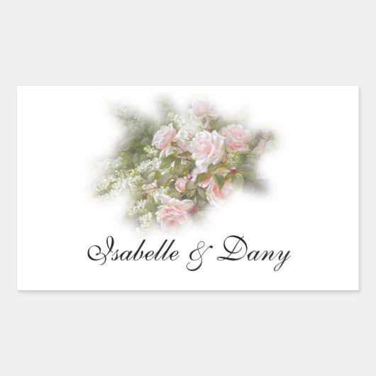 Autocollant 長方形シール (正面)