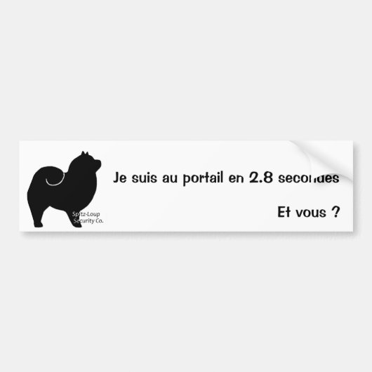 Autocollant extérieur pour la boite aux lettres バンパーステッカー (正面)