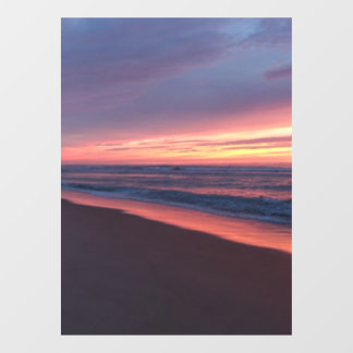 Autocollant fenêtre Coucher de soleil rose & bleu ウィンドウサイン