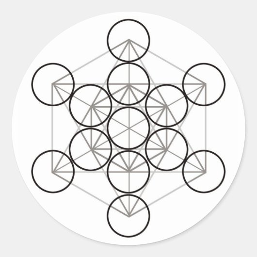 Autocollant Fruit de Vie ラウンドシール (正面)