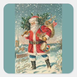 AUTOCOLLANT NOEL スクエアシール