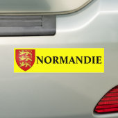 aUTOCOLLANT NORMANDIE バンパーステッカー (車上)