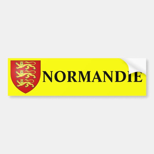 aUTOCOLLANT NORMANDIE バンパーステッカー (正面)